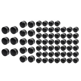 Unbranded 62Pcs CNC Black Cut Engine Bolt Cover Cap For Harley Electra Tri Glide Road King