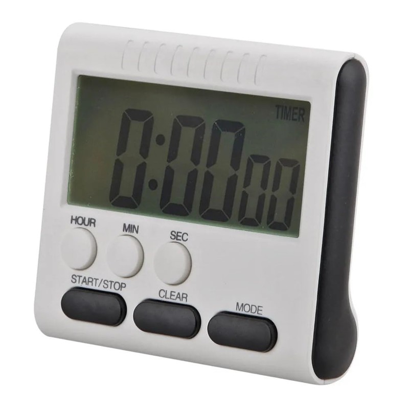 Partslety Digital Kitchen Timer With LCD Screen 24 Hour Countdown