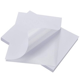 Sticker Paper, BESTEASY 8.5" x 11" Full Sheet Label Stickers for Laser Inkjet Printer, Self Adhesive Printer Paper Shipping Labels, White Matte Mailing Label Stickers (100 Sheets,100 Labels)