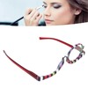 Magnifying Cosmetic Glasses Colorful Rotating Single Lens Makeup Glasses Magnifying