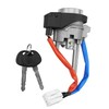 AUGREX Ignition Switch Lock Cylinder Assembly with 2 Keys Fit