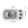 SPORWAY Fridge Thermometer: Fridge Digital Thermometer Freezer Thermometer Indoor Refrigerator