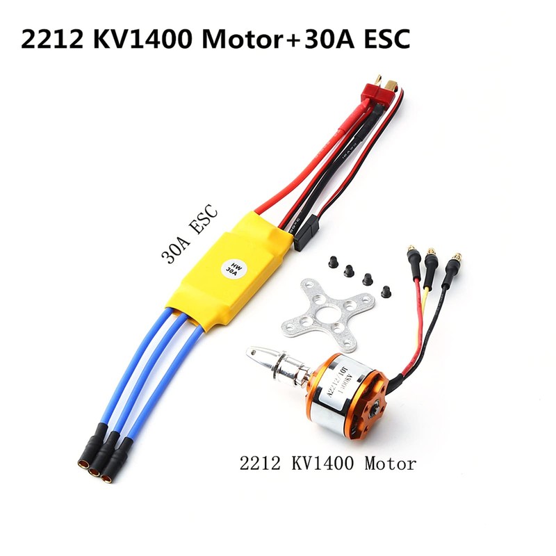 GoolRC 2212 1400KV Motor sin escobillas 30A ESC con enchufe
