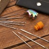 12 Pcs Leather Triangular Needles, Leather Needles, Leather Hand Sewing