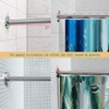 Sikaiqi Stretchable 304 Stainless Diamond Shaped Bathroom Bathtub Corner Shower