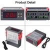 Greluma 1 Piece AC 110V-220V 10A Digital Temperature Controller Digital