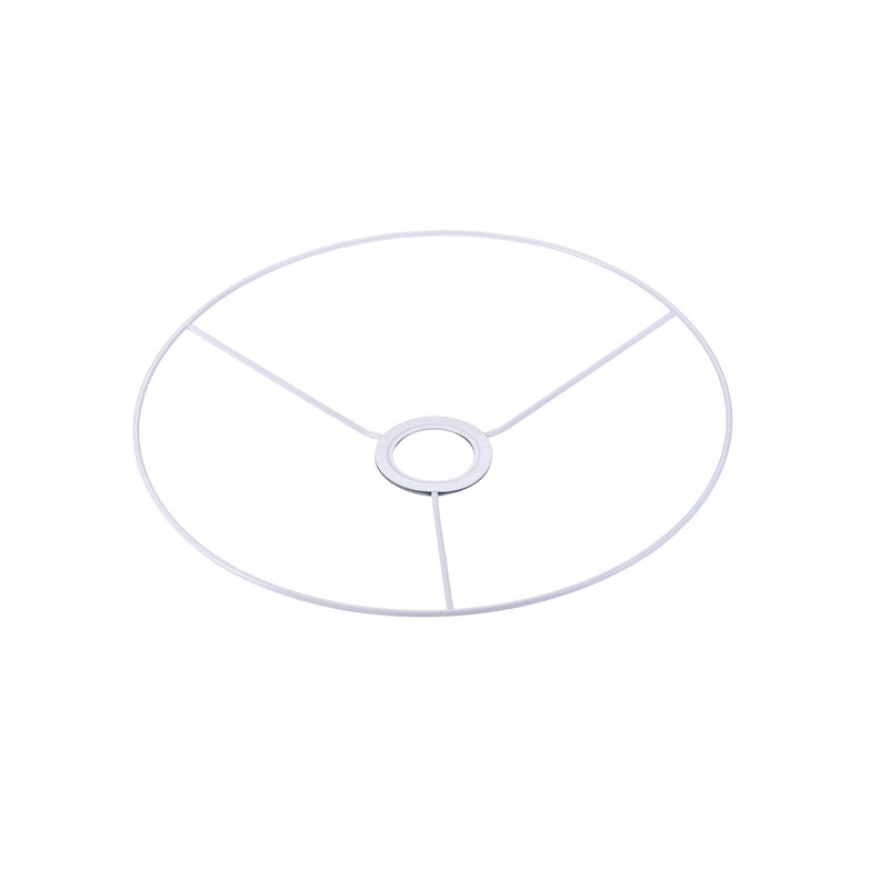 sourcing map Lamp Shade Ring, 300mm Dia. Lampshade Holder Frame