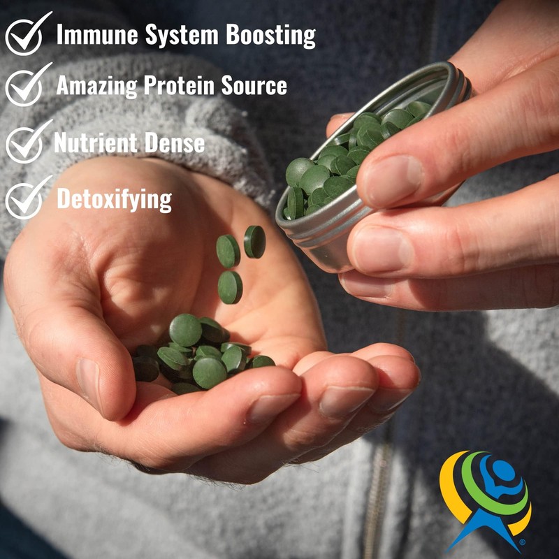 On Target Living Spirulina Chlorella + CGF | 1000 Supergreen
