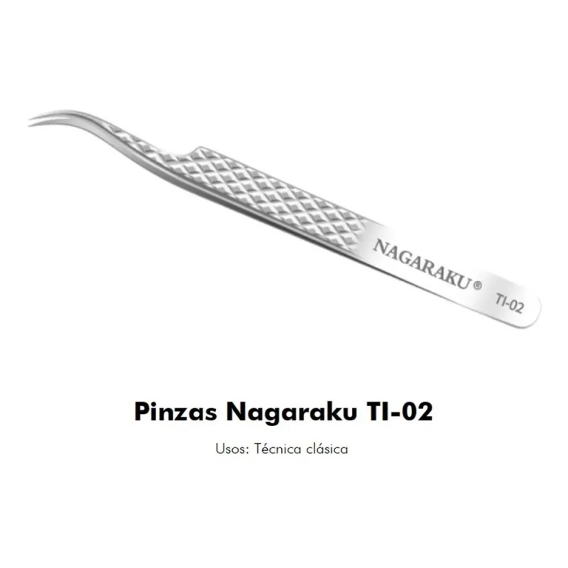 Pinzas Extensiones De Pestañas Nagaraku Ti-02 Mega Volumen