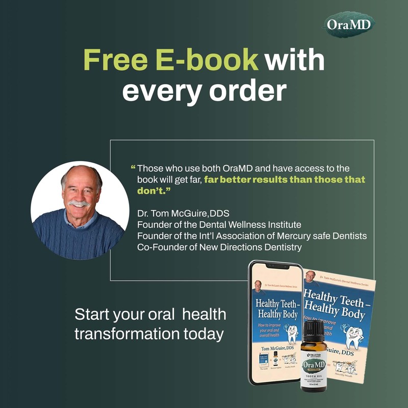 OraMD 4-in-1 Original Strength Tooth Oil- Clinically Tested Gum Disease