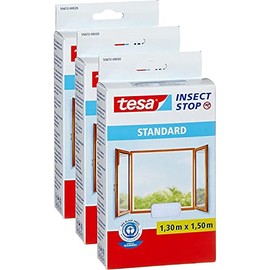 Tesa Standard Window Fly Screen 1.3m x 1.5mm Black