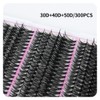 ANNAFRIS Cluster Lashes 30D+40D+50D Individual Eyelashes 300Pcs False Lashes Individual