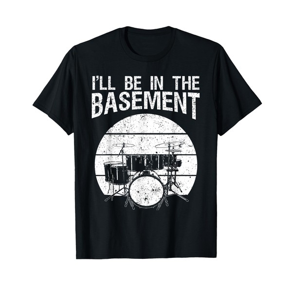 Funny Drummer Art For Men Women Drum Set Drumming Lovers
