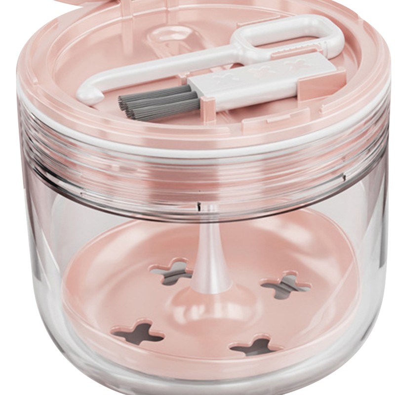 Mouth Guard Case Storage Box Good Sealing with Brush Mirror