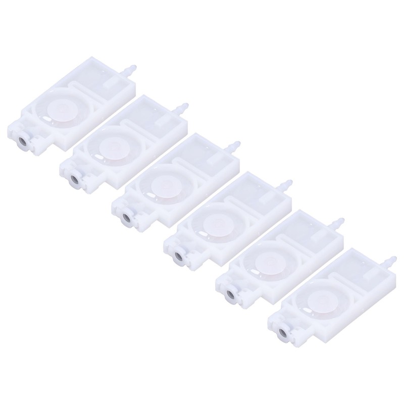 6Pcs Ink Damper Solvent Inkjet Head Rectangular PP Damper Replacement