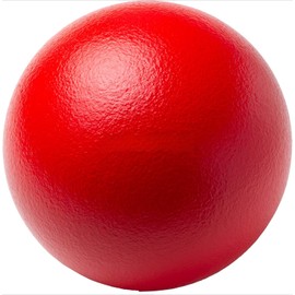 Soft Foam Ball Vinyl Resin Coated Dodge Ball (6"/15cm, Red)