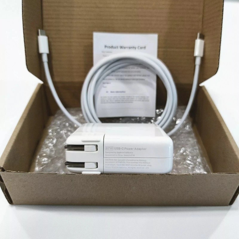 For Apple Original 87W USB-C Adapter Charger for Apple MacBook