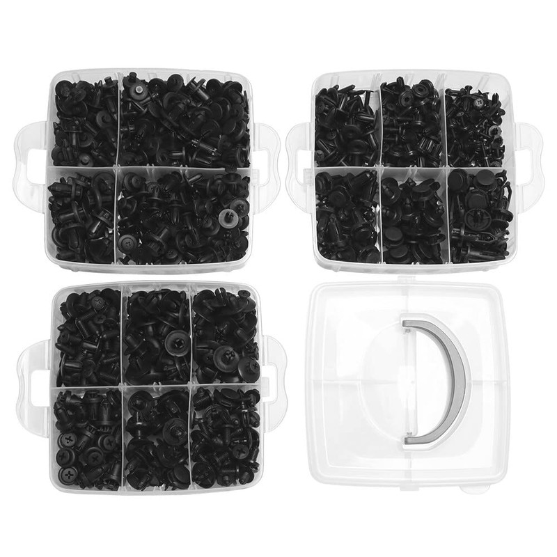 625pcs Car Trim Body Clips Kit Rivets Retainer Door Panel