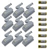 9 Pcs Universal Cabinet Cupboard Hinge LED Light Sensor Light