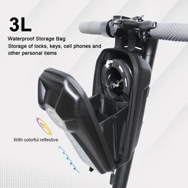 Mezelon Scooter Lock, 8mm Chain Locks Security Anti-Theft Bike Lock with 3 Keys and Waterproof Scooters Bag Electric Scooter Accessories for E-Bike/Motorcycle/Bicycle/Electric Scooters