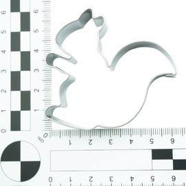 BekkiB - Ausstechform "Eichhörnchen" - ca. 5,6 cm, Ausstecher aus Edelstahl, spülmaschinengeeignet - 241