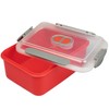 Microwave Vegetable Steamer Containers- 3 Pack Reusable Food Storage Large,