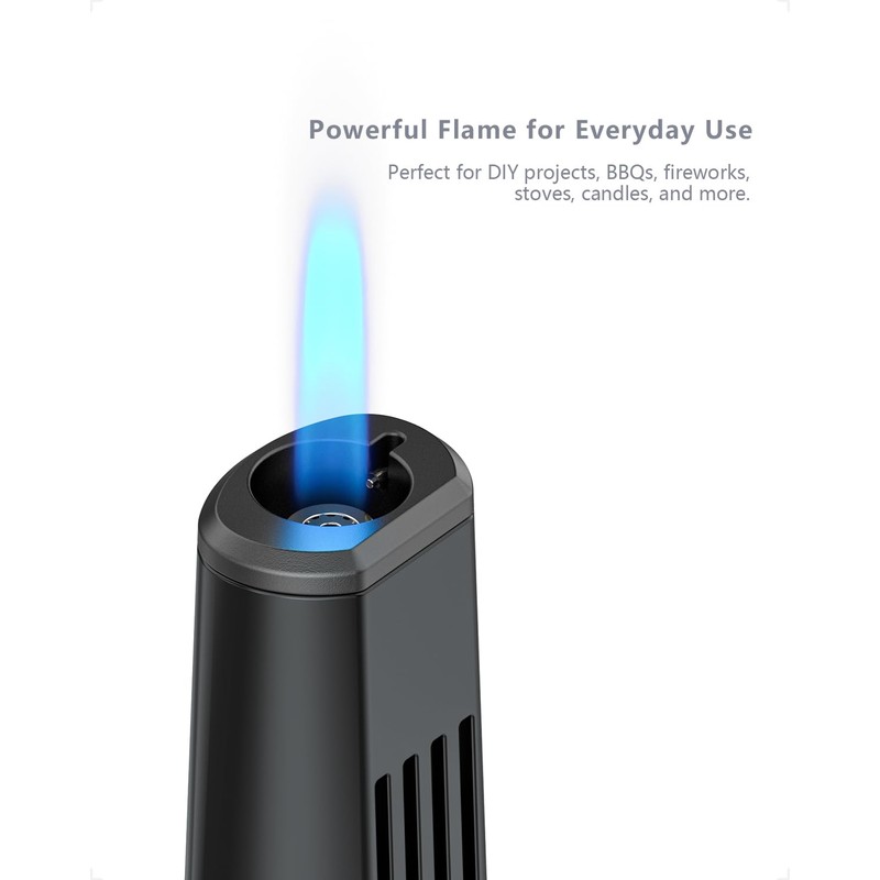 VVAY Torch Lighter Butane Refillable, Long Stick Lighter for Candle