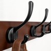 Dseap Wall Mounted Coat Rack: 16" Hole to Hole, Coat