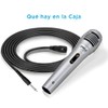 Pyle micrófono dinámico con cable - micrófono profesional unidireccional de