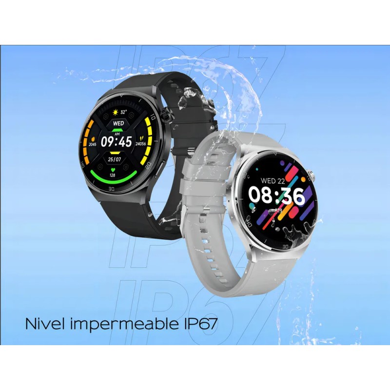 Reloj Inteligente Aiwa Gris | Aiwatch Active Awsam05g