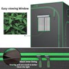 Green Hut 60"X60"X78" 600D Mylar Hydroponic Growing Tents for Plants