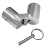 316SS Marine Grade Boat Pipe Connector, Stainless Steel Folding Swivel