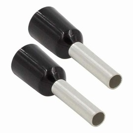 Install Bay Black 16 Ga Ferrules - Package of 100