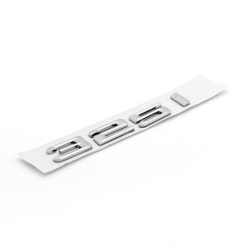 Bruce & Shark Car Rear Emblem Metal 325I Suitable for E21 30 E36 46 E90 E91 92 E93 Chrome
