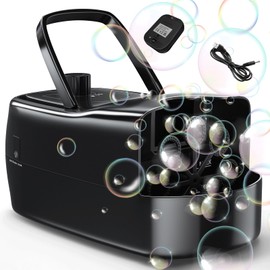 Bubble Machine, Electronic Bubble Blower, Automatic Bubble Maker, Portable Decoration Accessory for Weddings, Kids, Party