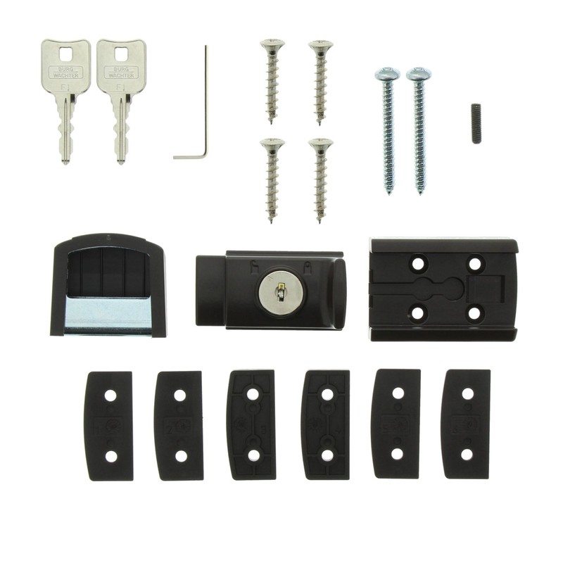 Burg-Wächter Window Protection, Brown, Small