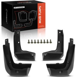 A-Premium Set of 4PCS Mud Flaps Splash Guards Mudguards Mudflaps Compatible with Honda Fit Sport 2018 2019 2020, Front & Rear Driver and Passenger Side