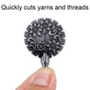 2 Pieces Yarn Cutter Pendants Antique Gold Silver Metal Thread
