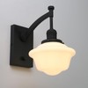 Pathson Vintage Milk White Wall Sconce, On Off Switch Design,