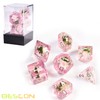 BESCON DICE Mushroom Polyhedral DND Dice Set, Cartoon Mushroom Dice