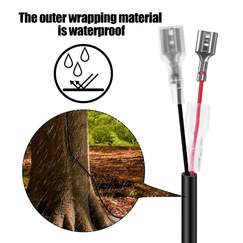 Yoizyfree 2 PCS Trail Camera Power Cord, 4.0x1.7mm DC External