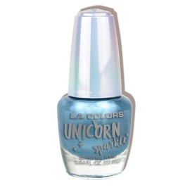 L.A. COLORS Unicorn Sparkle Nail Polish, Flurry Shine CNL82