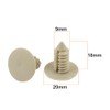 sourcingmap Car Beige Plastic Rivets Bumper Door Fastener Clips 20