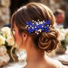 Rhinestone Wedding Hair Comb Silver Bridal Hair Accessories Crystal Hair