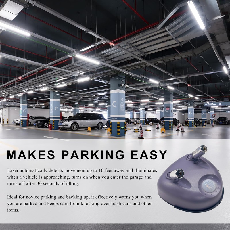 ZNDAW Dual Laser Garage Parking Assist Guide, 360-Degree Adjustable Wider