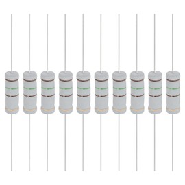 YOKIVE 10 Pcs 150 Ohm 5 Watts Metal Oxide Film Resistor, 5% Tolerance Resistor Axial Lead | Flame Proof for DIY Electronic Circuits, Audio-Video Projects