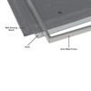 Hampton Frames MAYFAIR 4x4 (10x10cm) Silver Square Photo Picture Frame