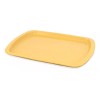 Medegen Charola Plastico Comida Rectangular 21 Cm X 14cm Oro