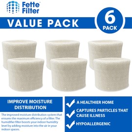 Fette Filter - Premium Material Humidifier Wicking Filters Compatible with Honeywell HC-14 Replacement Humidifier Filter E HC-14V1, HC-14, HC-14N. (Pack of 2)
