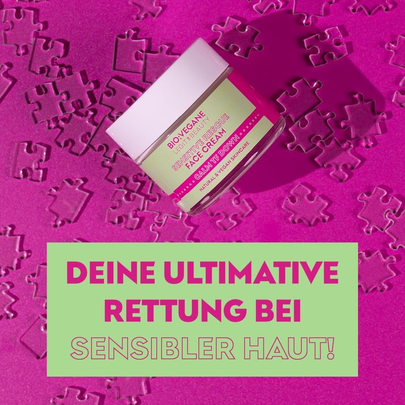 Organic: Vegan Sensitive Rescue Face Cream
